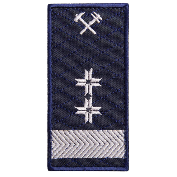 Chevron on Velcro Ukrzaliznytsia Epaulet Deputy Director 5x10 cm, фото 1