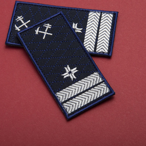 Chevron on Velcro Ukrzaliznytsia Epaulet Engineer 5x10 cm, фото 4