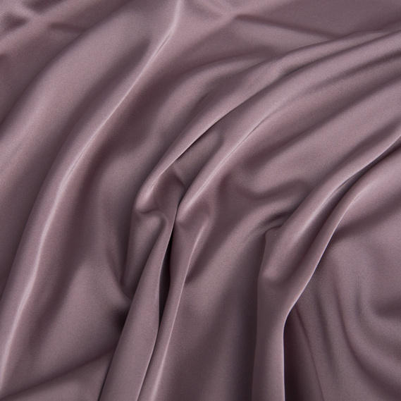 Тканина плательная атлас шовк Vanessa фрез ліловий, фото 2