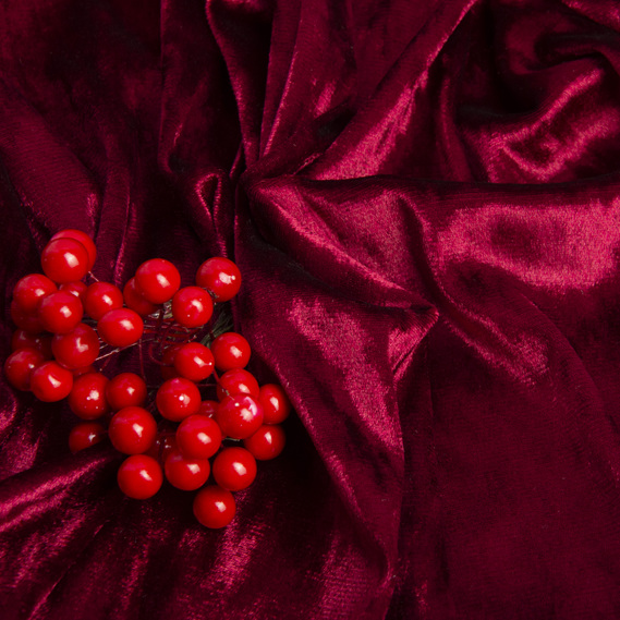 Fabric Velvet Li світла вишня, фото 3 Fabric Velvet Li світла вишня, фото 3
