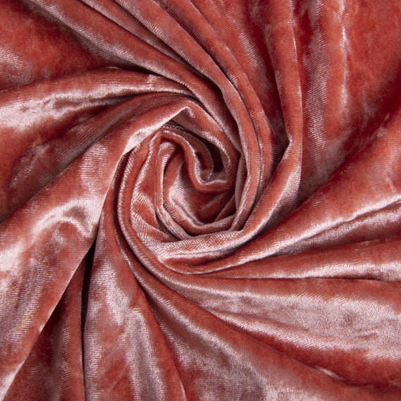 Ткань Бархат стрейч однотонный Li, ткань костюмная, плательная бархатная, велюр св/арахіс, фото 1
