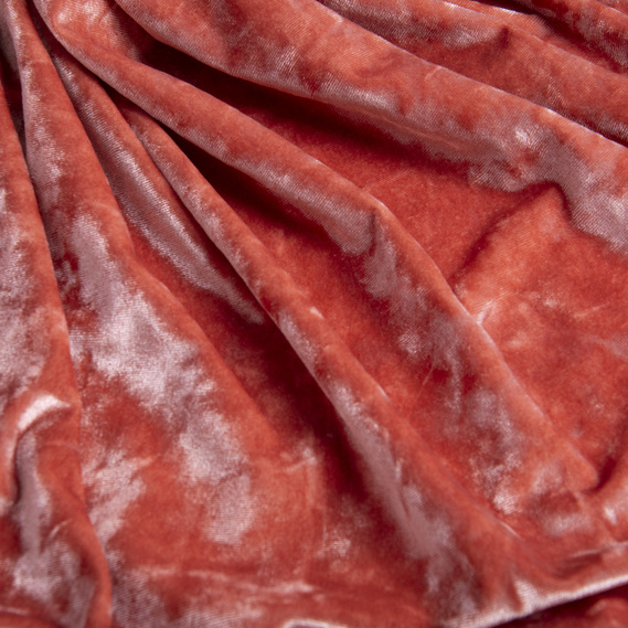 Ткань Бархат стрейч однотонный Li, ткань костюмная, плательная бархатная, велюр св/арахіс, фото 2