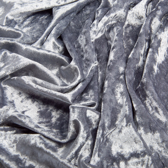 Ткань Бархат стрейч однотонный Li, ткань костюмная, плательная бархатная, велюр попіл, фото 2