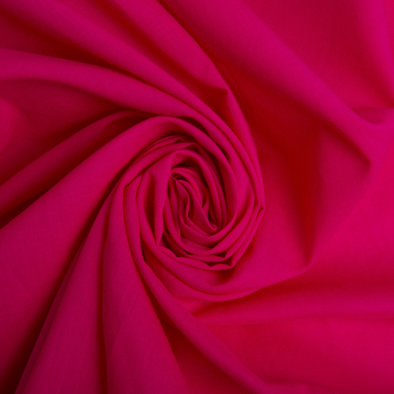 Тканина батист однотонна 145 см 74 гр/м2 бавовняна, натуральна для літніх суконь і блуз, сорочок, дитячого одягу малина, фото 1