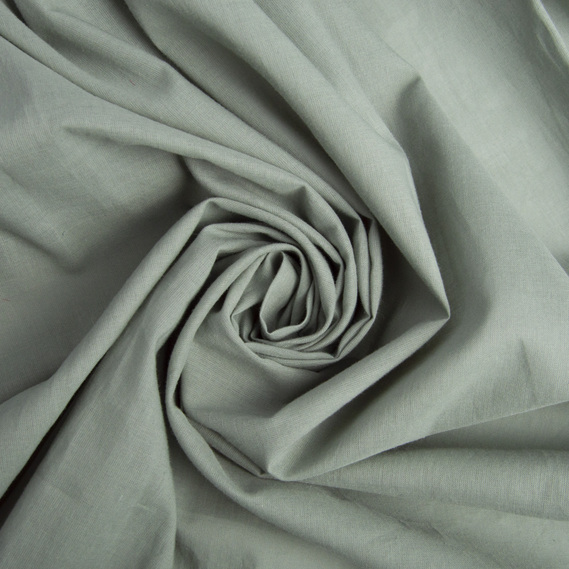 Тканина батист однотонна 145 см 74 гр/м2 бавовняна, натуральна для літніх суконь і блуз, сорочок, дитячого одягу полин, фото 1