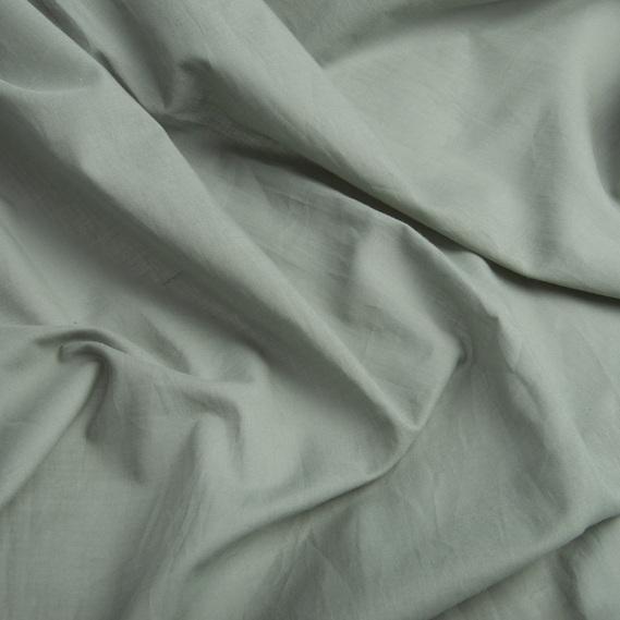 Тканина батист однотонна 145 см 74 гр/м2 бавовняна, натуральна для літніх суконь і блуз, сорочок, дитячого одягу полин, фото 2