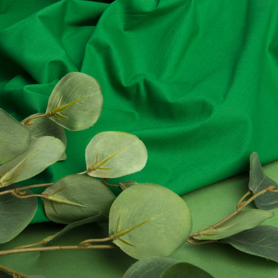 Тканина котон поплін трава, фото 3