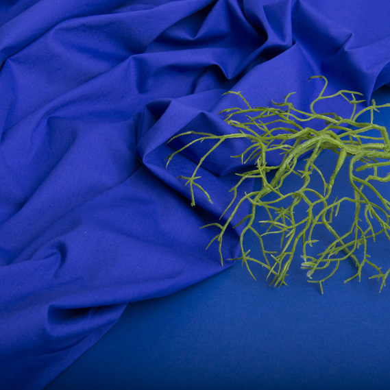 Ткань коттон поплин аквамарин, фото 3