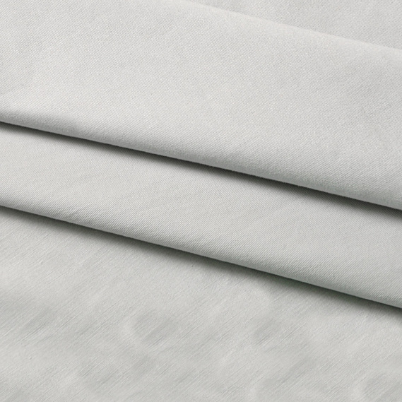 Тканина котон твіл стрейч св/сірий, фото 2