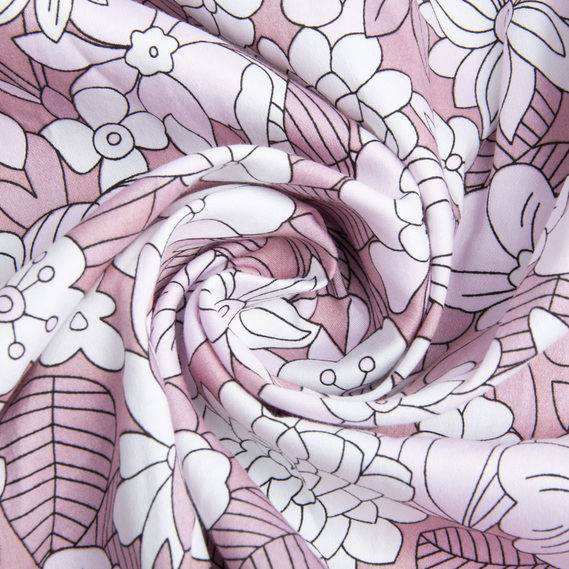 Ткань костюмная коттон пудра, фото 1