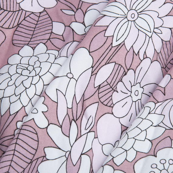 Ткань костюмная коттон пудра, фото 2