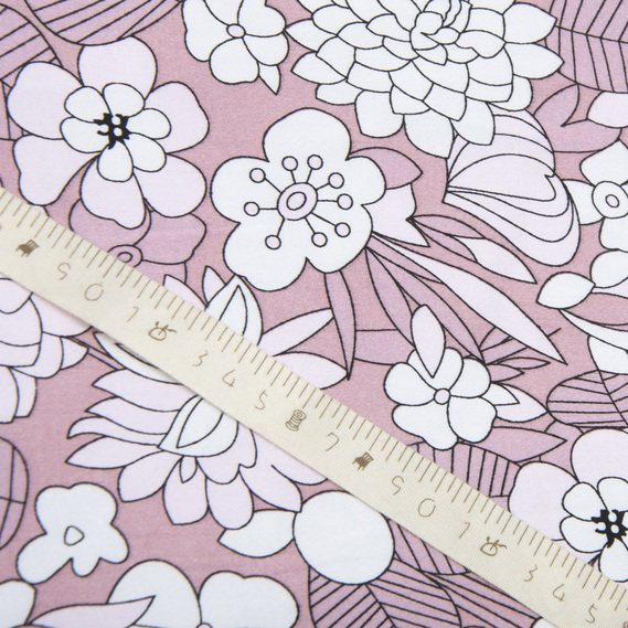 Ткань костюмная коттон пудра, фото 4