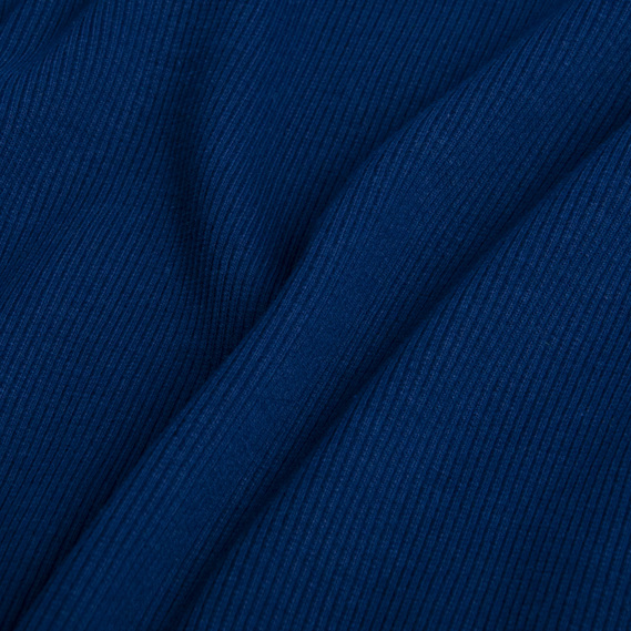 Тканина трикотажне полотно Кашкорсе 300 г/м2 синє, фото 2