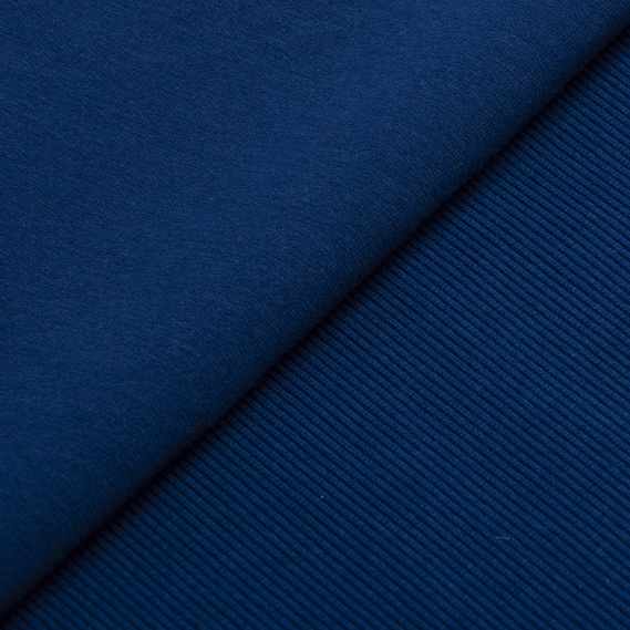 Тканина трикотажне полотно Кашкорсе 300 г/м2 синє, фото 4 Тканина трикотажне полотно Кашкорсе 300 г/м2 синє, фото 4