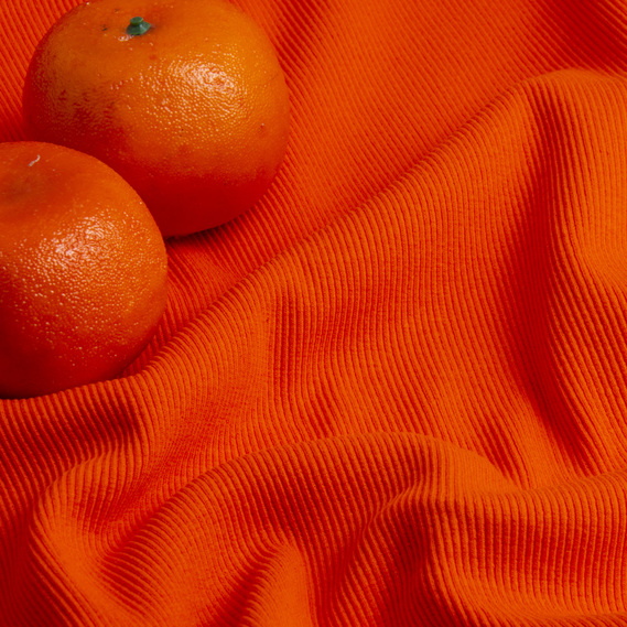 Knitted fabric Kashkorse 300 g/m2 помаранч, фото 3