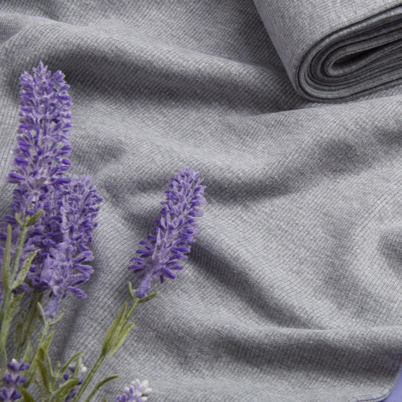 Ткань трикотажное полотно Кашкорсе 300 г/м2 св.сіре меланж, фото 3