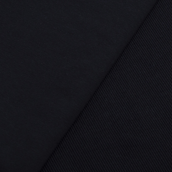 Тканина трикотажне полотно Кашкорсе 300 г/м2 чорне , фото 4