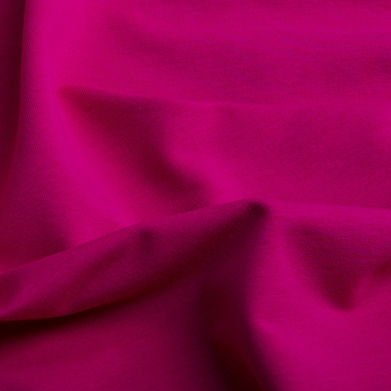 Ткань трикотаж двухнитка пл.230 г/м2 малина, фото 3 Ткань трикотаж двухнитка пл.230 г/м2 малина, фото 3