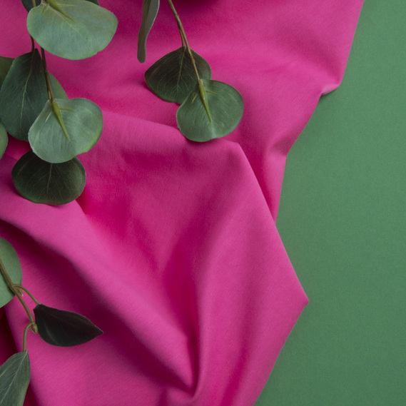 Тканина трикотаж двонитка щіл.230 г/м2 рожевий, фото 3