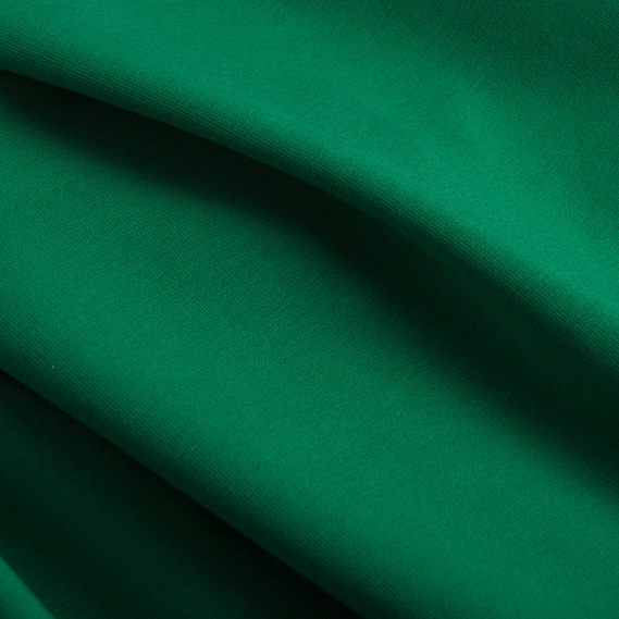 Тканина трикотаж двонитка щіл.230 г/м2 зелений , фото 2