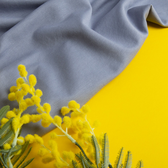 Fabric jersey two-thread square 230 g/m2 сірий, фото 3