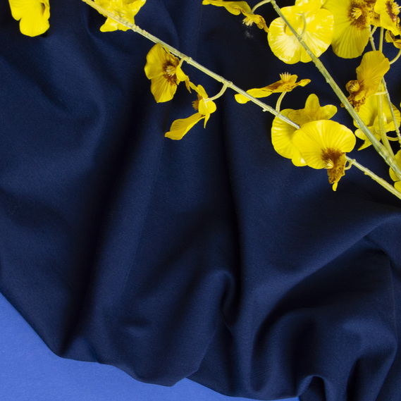 Fabric jersey two-thread square 230 g/m2 синій, фото 3