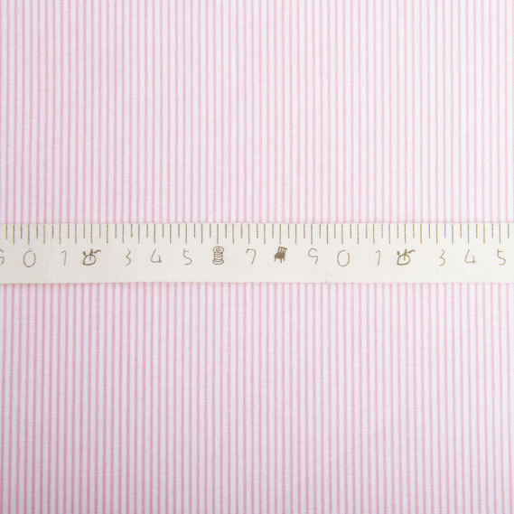 Calico fabric 2.4 Selonya V-M01026/2 смужки дрібні рожеві, фото 4