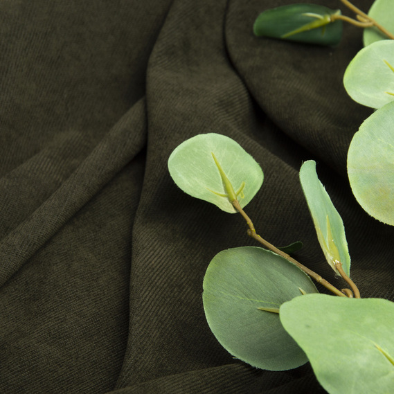 Ткань вельвет микро однотонный хакі, фото 3