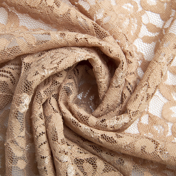 Ткань гипюр Madlen капучино, фото 1 Ткань гипюр Madlen капучино, фото 1