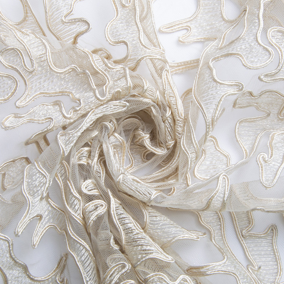 Ткань гипюр ДАЛЛАС беж, фото 1 Ткань гипюр ДАЛЛАС беж, фото 1