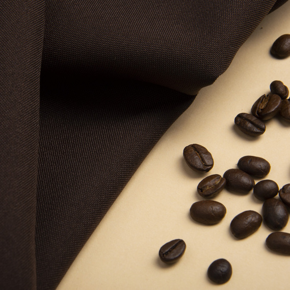 Тканина костюмна габардин 150 см 155 г/м2 для костюмів, уніформи, брюк, спідниць, жакетів, суконь, декору шоколад, фото 3