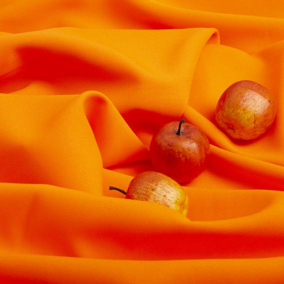 Suit Fabric Gabardine 150 cm 160 g/m2 for Suits, Uniforms, Trousers, Skirts, Jackets, Dresses, Decor неон оранж, фото 3