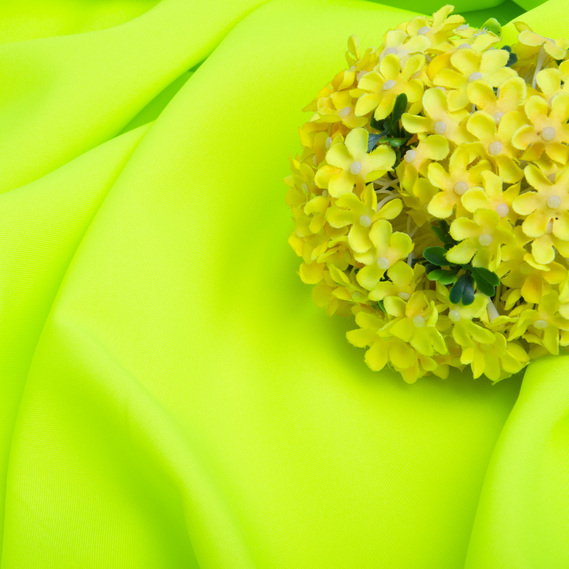 Ткань костюмная габардин 150 см 155 гр/м2 для костюмов, униформы, брюк, юбок, жакетов, платьев, декора неон салат, фото 3