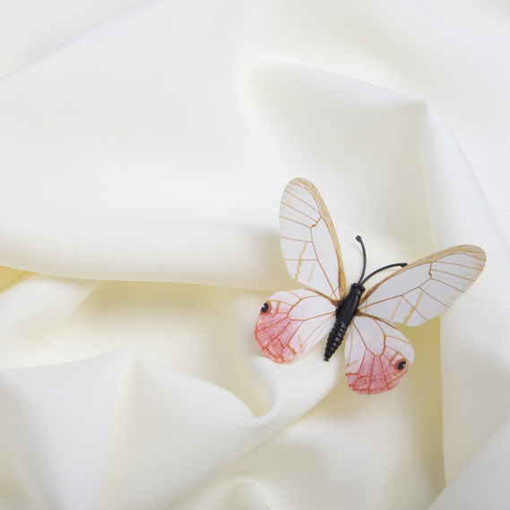 Suit Fabric Gabardine 150 cm 160 g/m2 for Suits, Uniforms, Trousers, Skirts, Jackets, Dresses, Decor ваніль , фото 3