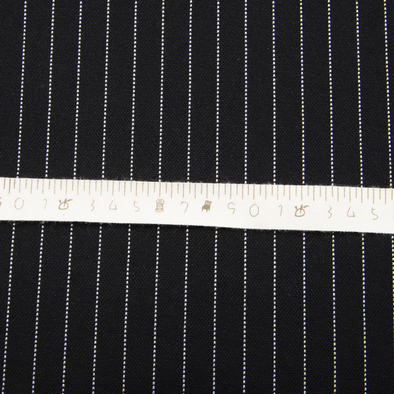 Ткань Трикотаж Полоска чорний, фото 4
