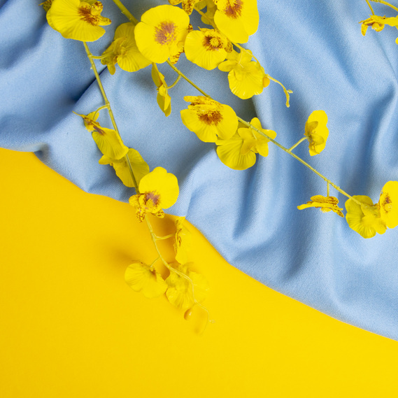 Ткань джинс облегченный блакитний , фото 3