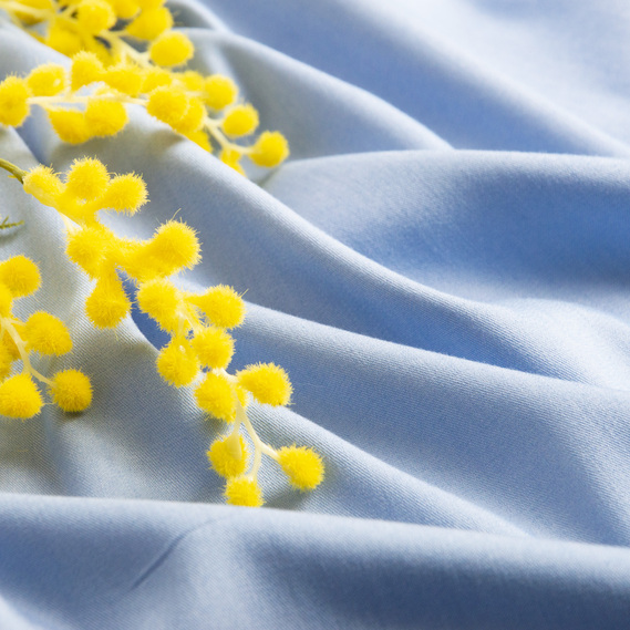 Ткань джинс стрейч лайт т/блакитний, фото 3