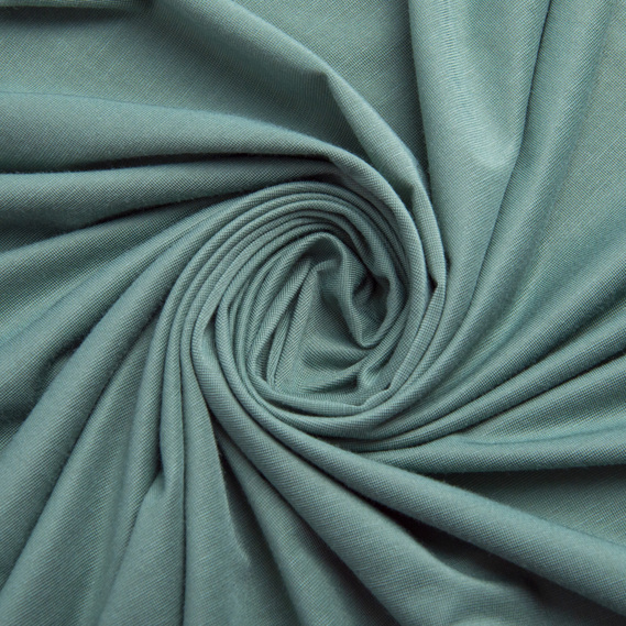 Тканина трикотаж віскоза California 170 гр/м2 145 см трикотажная віскоза, еластична темна бірюза, фото 1