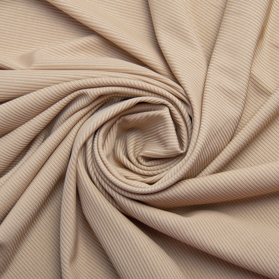 Ткань трикотаж Вирджиния беж, фото 1