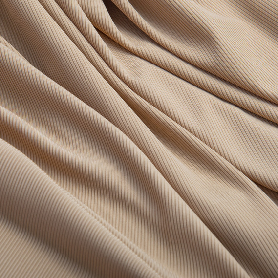 Ткань трикотаж Вирджиния беж, фото 2
