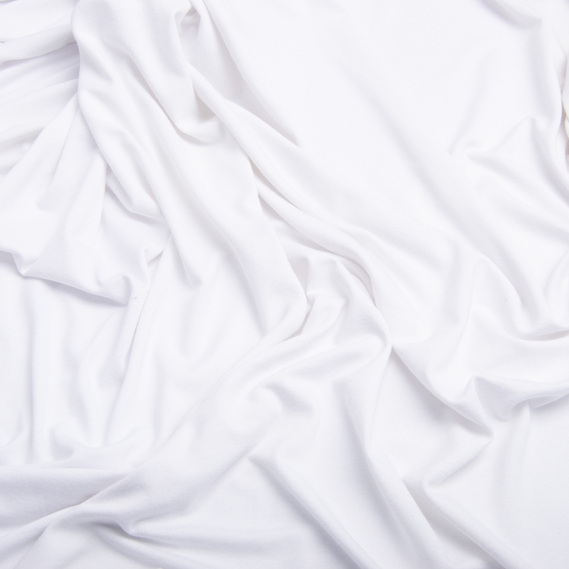 Knitwear viscose Valencia білий, фото 2 Knitwear viscose Valencia білий, фото 2