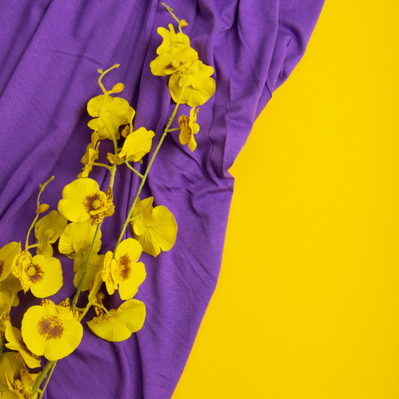 Тканина трикотаж віскоза Валенсія фіолет, фото 3