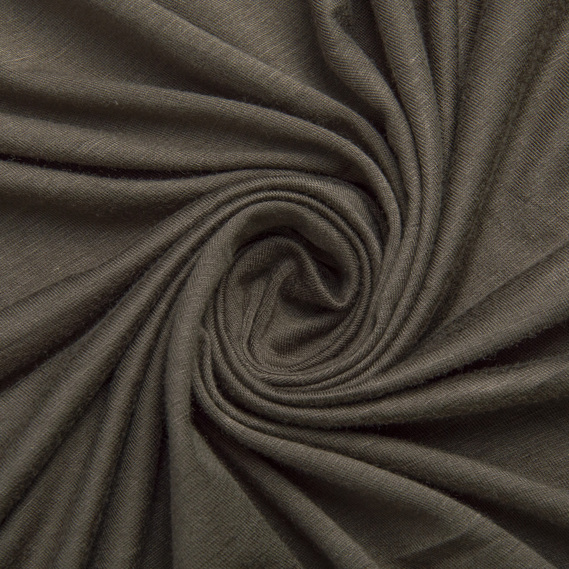 Тканина трикотаж віскоза Валенсія хакі, фото 1 Тканина трикотаж віскоза Валенсія хакі, фото 1