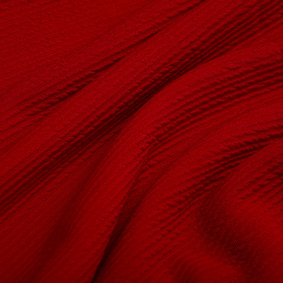 Тканина трикотаж жакард Арнела червоний , фото 2