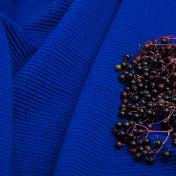 Ткань трикотаж жаккард Арнела електрик, фото 3