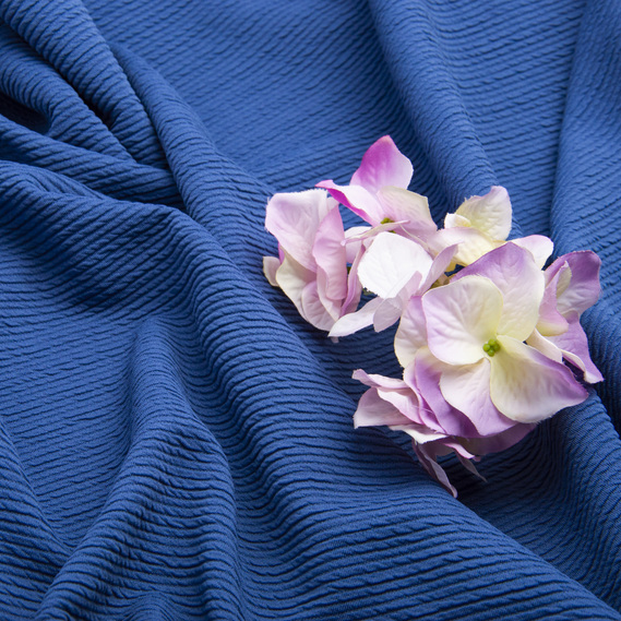 Arnela Jacquard Knitted Fabric темний денім, фото 3