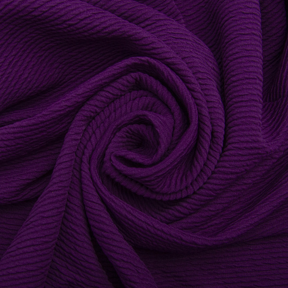 Ткань трикотаж жаккард Арнела фіолет, фото 1 Ткань трикотаж жаккард Арнела фіолет, фото 1