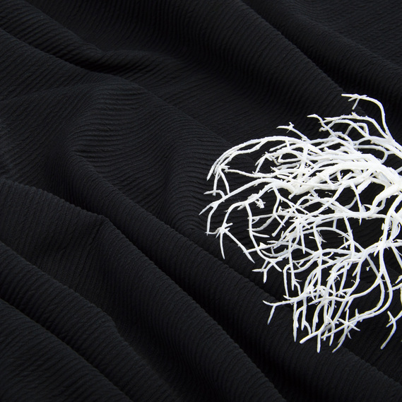 Arnela Jacquard Knitted Fabric чорний, фото 3