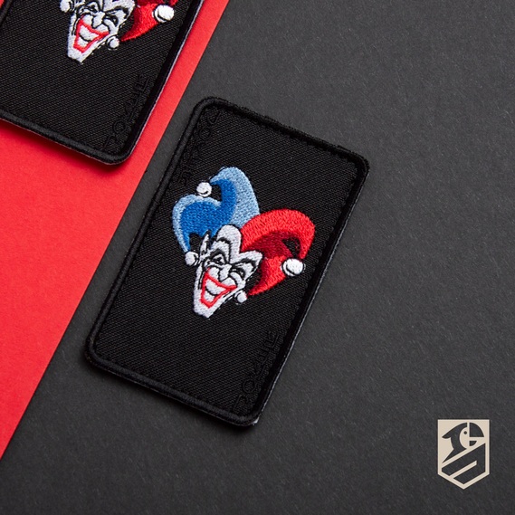 Шеврон нашивка на липучці Джокер 5*8 см, вишитий патч нашивка, фото 9