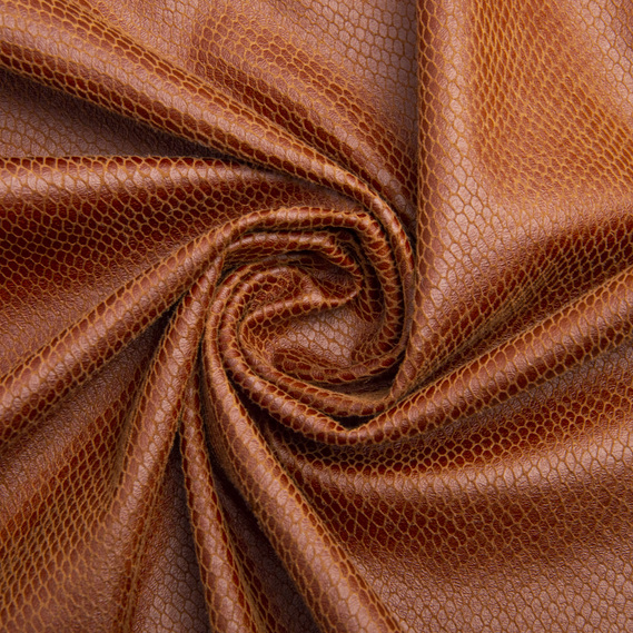 Ткань трикотаж Замш Рептилия  табак, фото 1 Ткань трикотаж Замш Рептилия  табак, фото 1